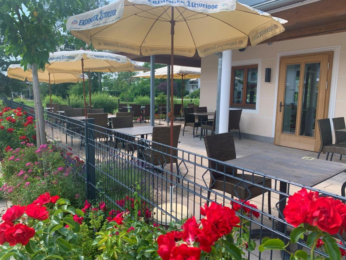 Hotel Heimfeld Restaurant Cafe Garching an Der Alz ภายนอก รูปภาพ